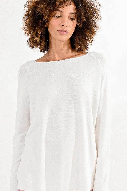 Knit Boat Neck Sweater