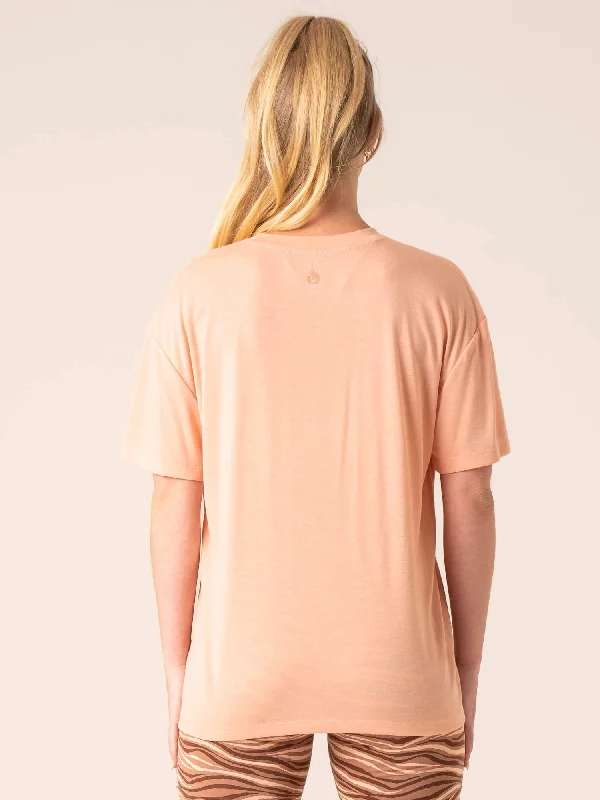 Unstoppable Oversized T-Shirt - Peach