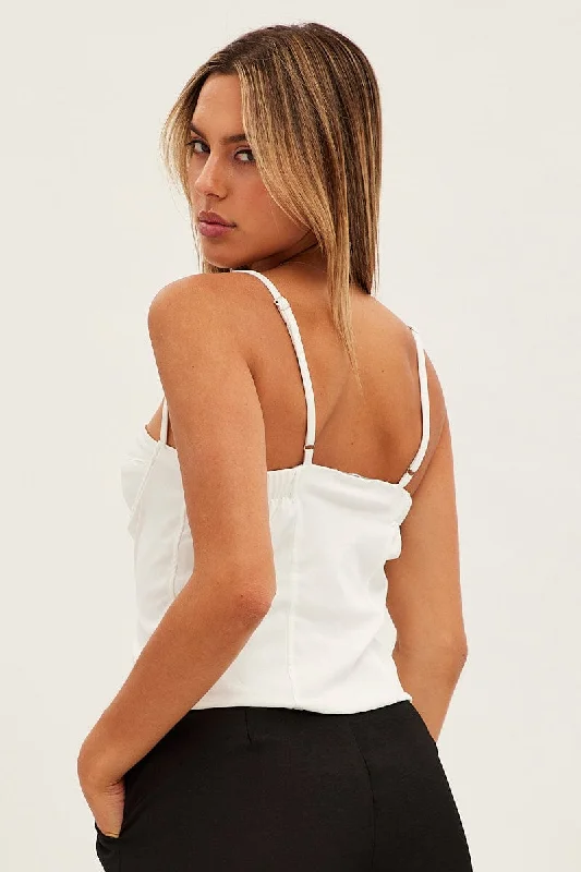 White Corset Top