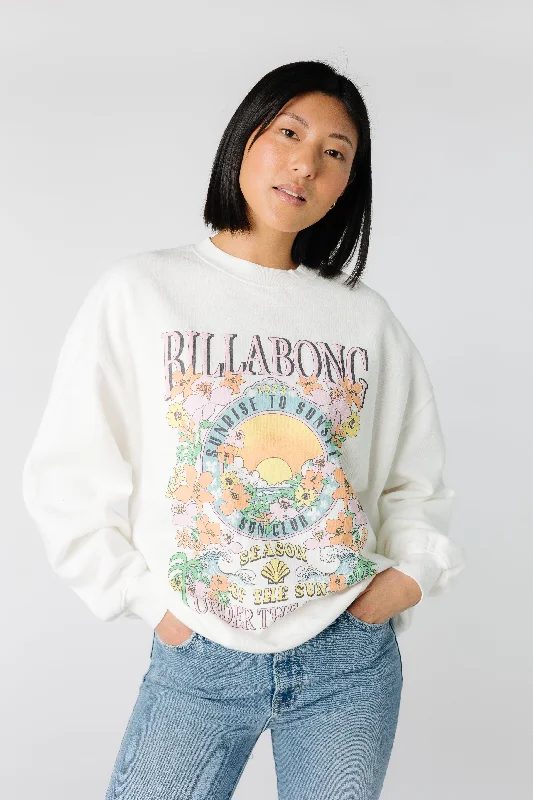 Billabong Ride In Sweatshirt- White