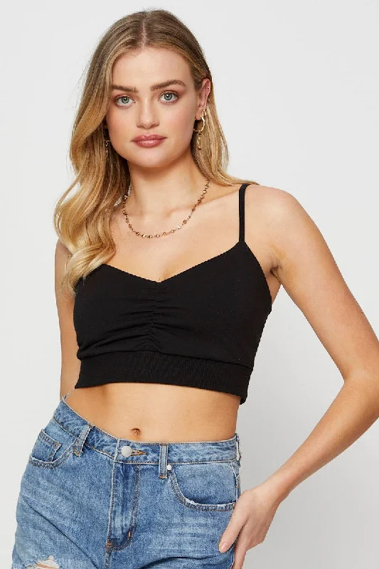 White Singlet Bralette Crop