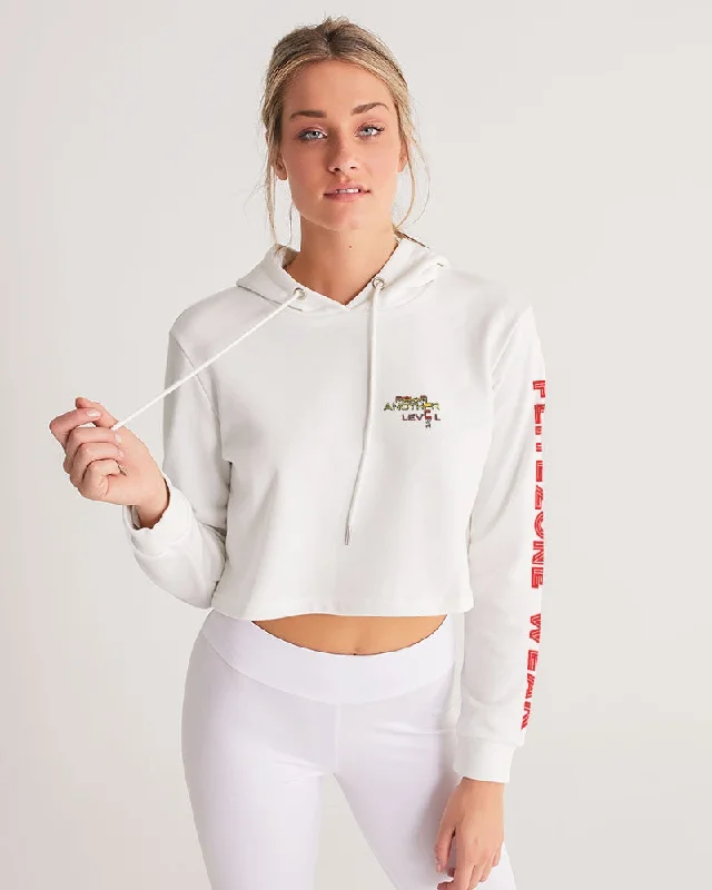 WHITE ZONE Women's Cropped Hoodie