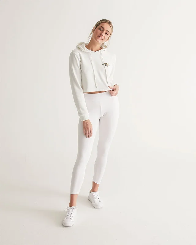 WHITE ZONE Women's Cropped Hoodie