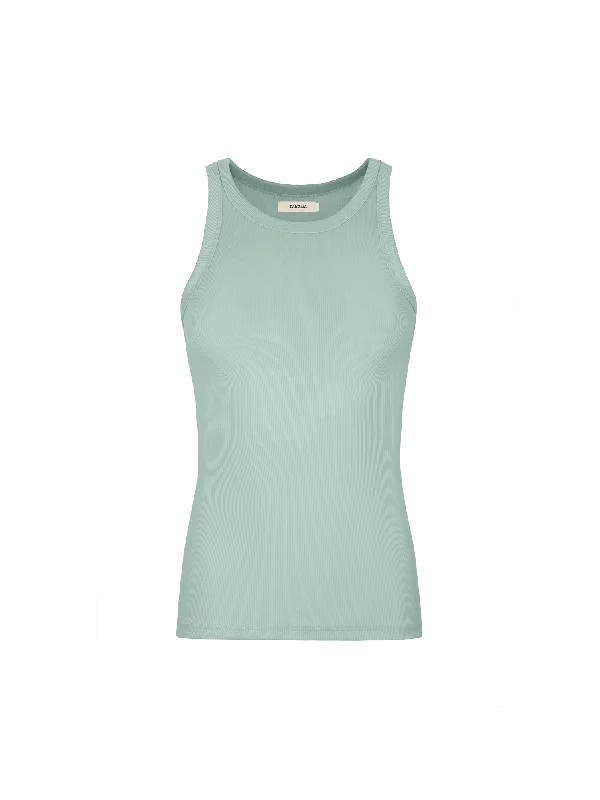 Women's 365 Lightweight Rib Tank Top—eucalyptus blue