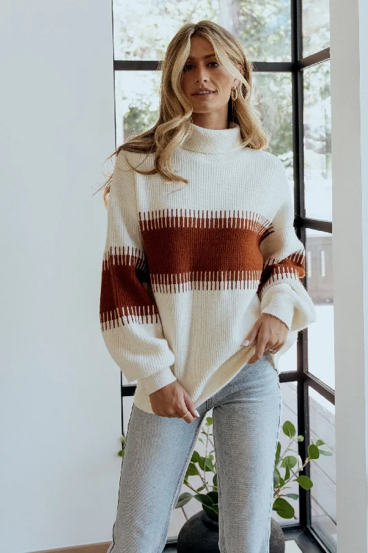 Antonov Turtle Neck Sweater | Cream + Spice