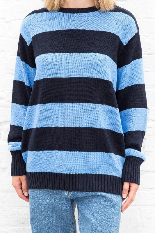 Multi Blue Stripes / Oversized Fit