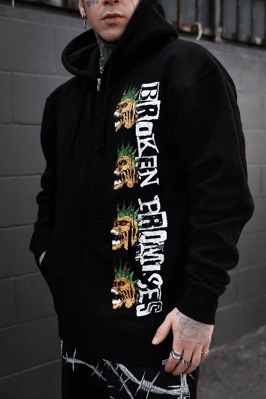 Death Rocker Zip Up Hoodie