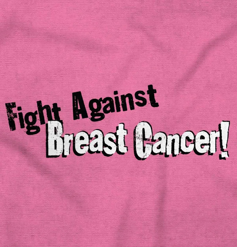 Breast Cancer Awareness Junior Fit V-Neck T Shirt