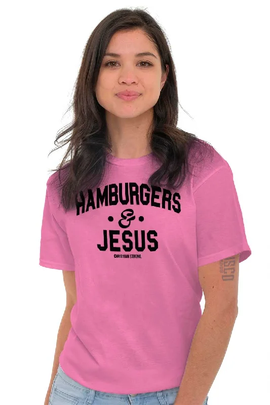 Hamburgers & Jesus T Shirt