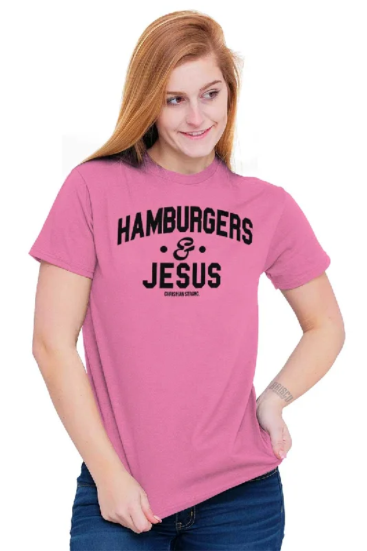 Hamburgers & Jesus T Shirt