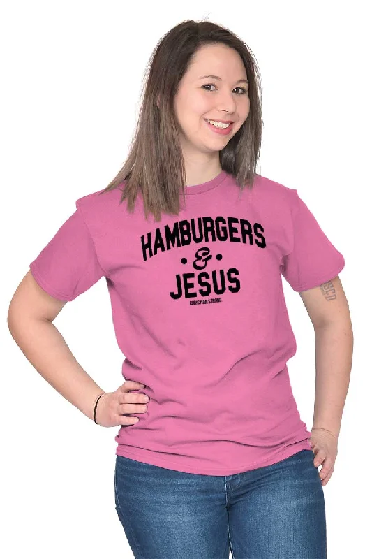 Hamburgers & Jesus T Shirt