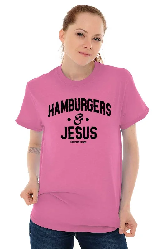 Hamburgers & Jesus T Shirt