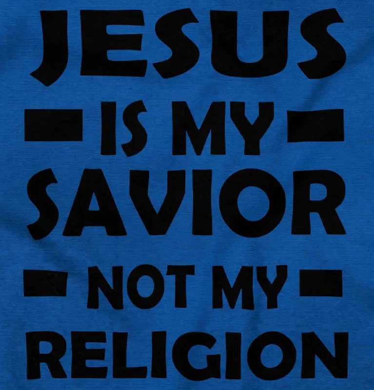 Jesus is my Savior Junior Fit V-Neck T-Shirt