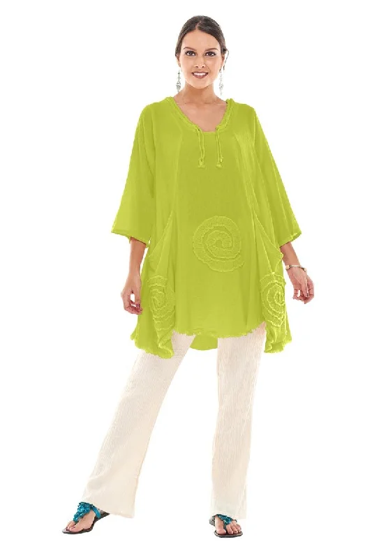 Oh My Gauze The CIRCLE TOP-LIME