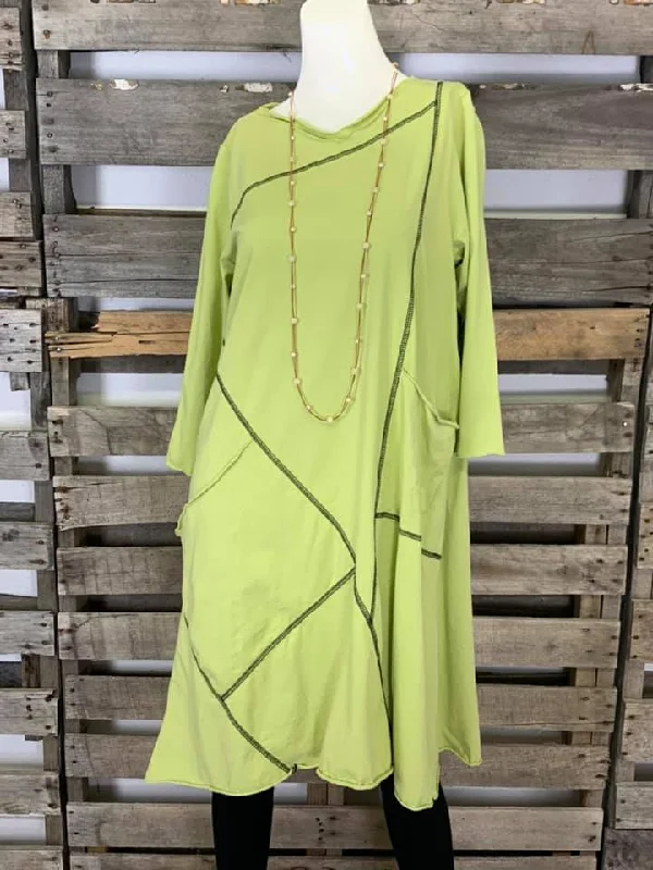 RS461 Venn Dress-WASABI