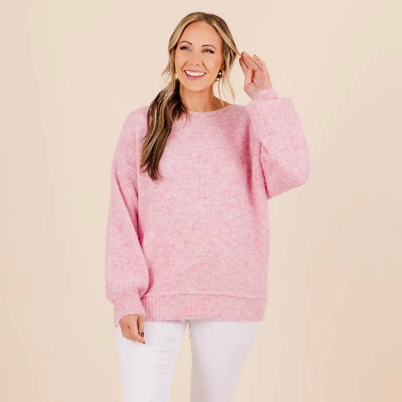 Sweet Songs Sweater, Pink