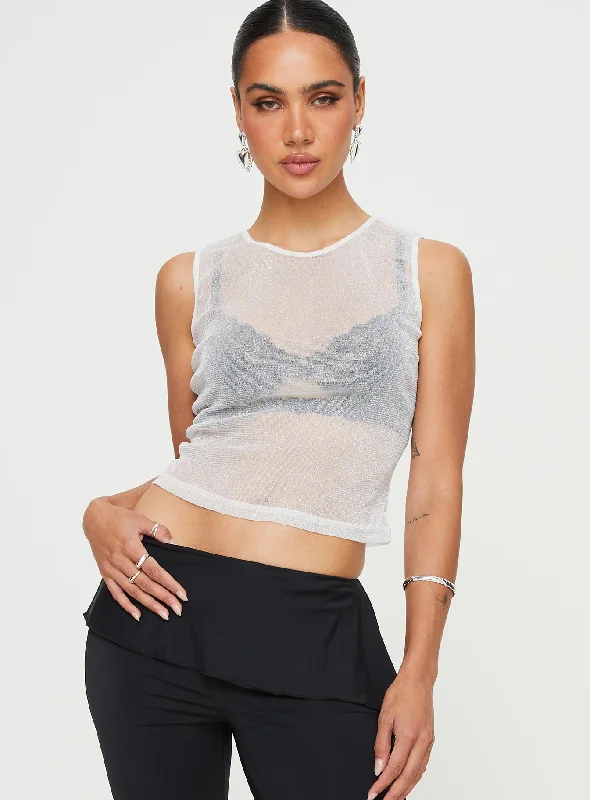 Birney Tank Top Silver