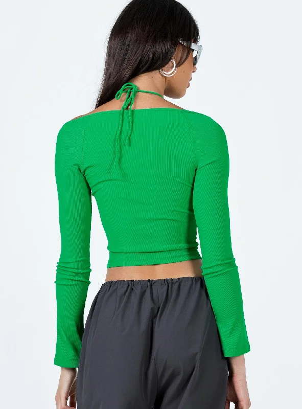 Coppola Long Sleeve Top Green