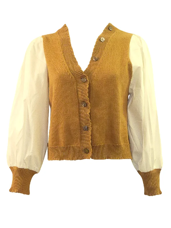 Filovemoda Blouse Sleeve Knit Cardigan