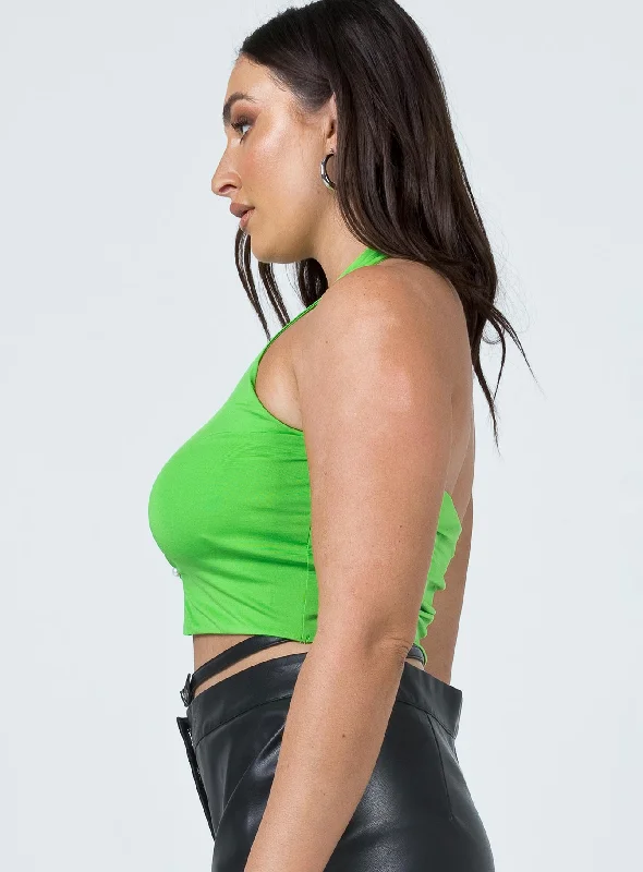 Gracie Top Green