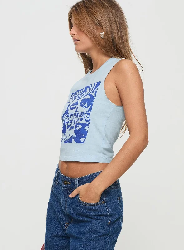 Love Evolve Top Blue