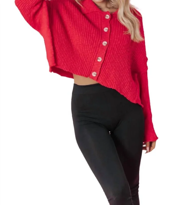 Loving On You Sweater In Red