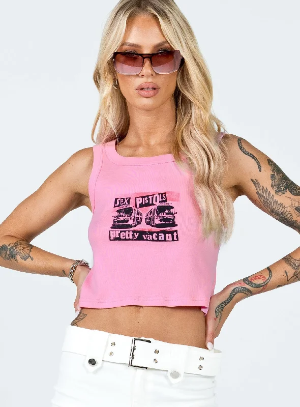 Sex Pistols Tank Top Pink