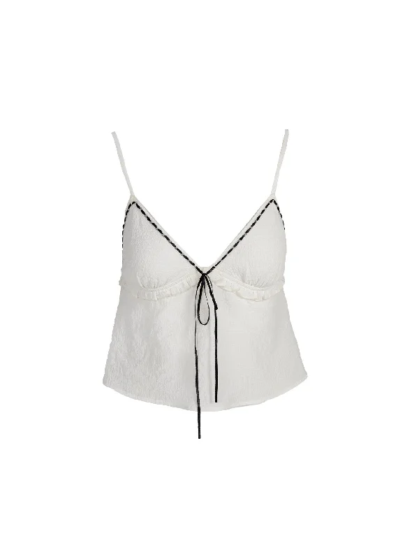 Trevani Ribbon Cami Ivory