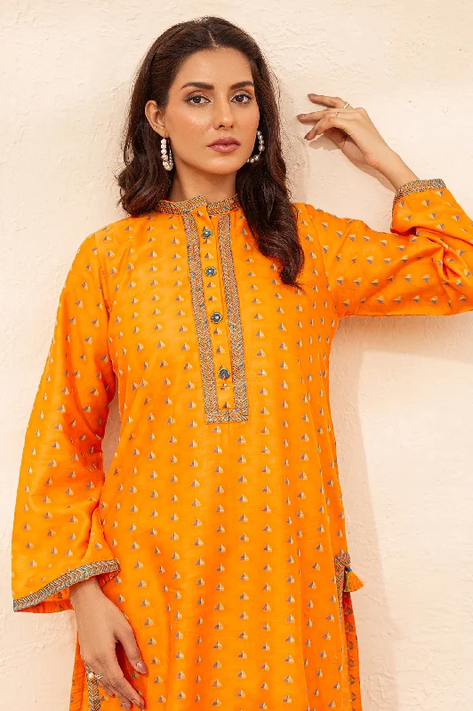 Jacquard Solid Kurti