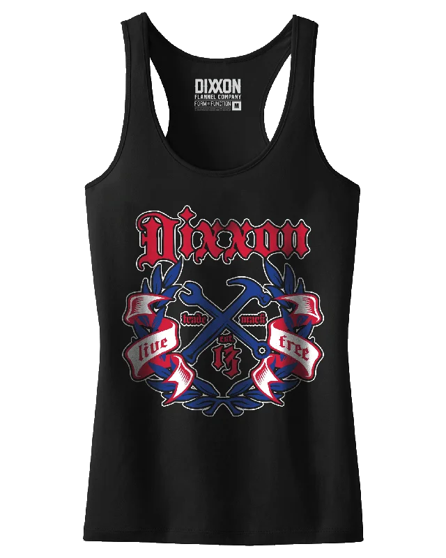 Women's Award Crest Tank - Red, White, & Blue