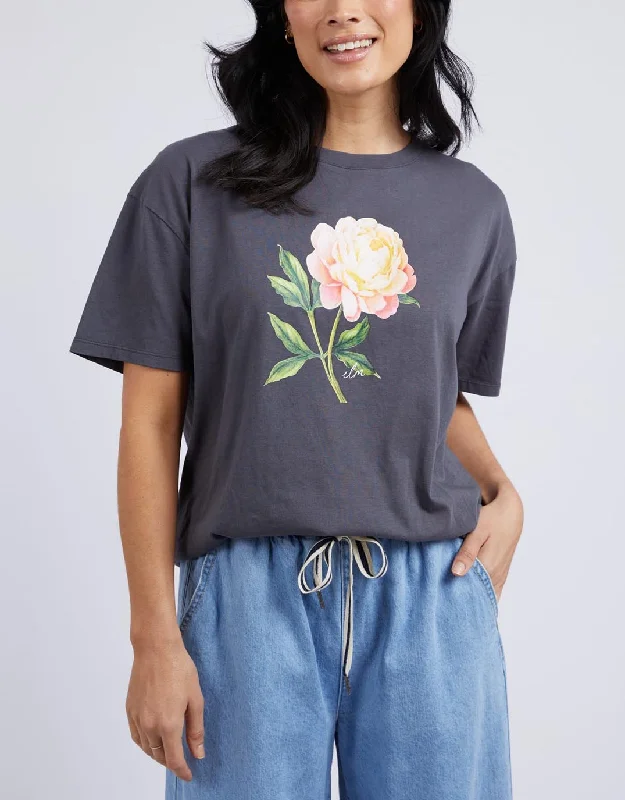 Floweret Tee - Washed Black