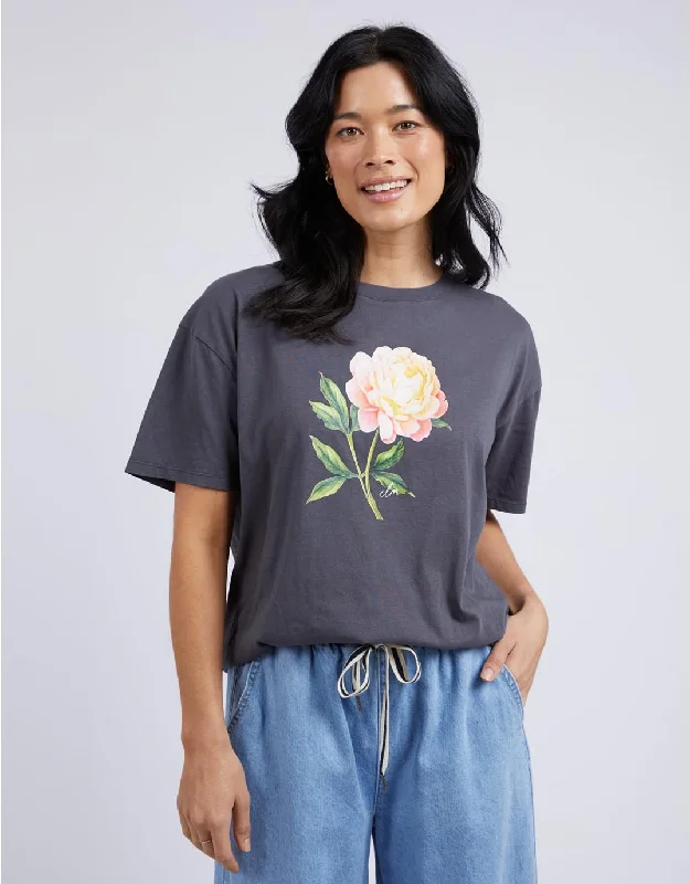 Floweret Tee - Washed Black