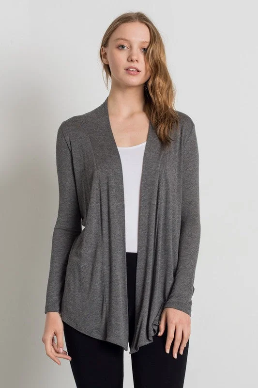 Light Weight Solid Cardigan