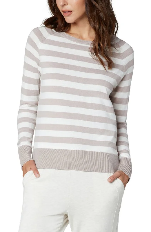 L / Taupe/stripe