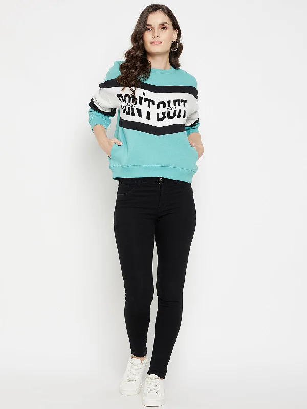 Madame  Aqua Sweatshirt