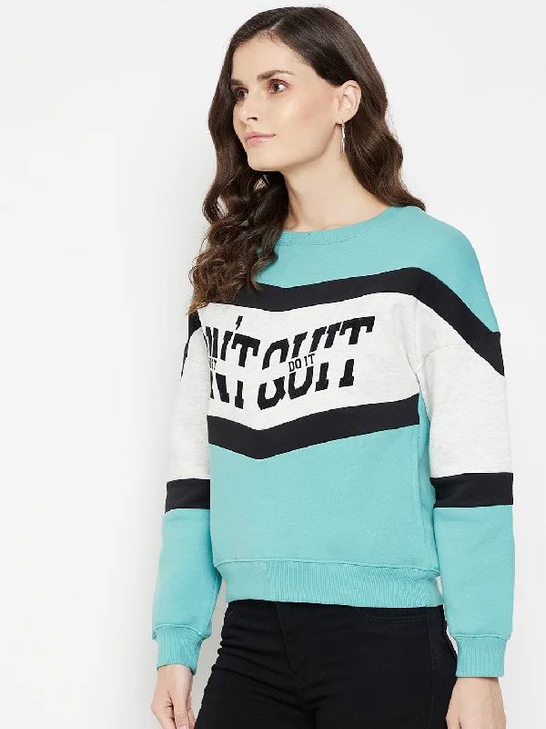 Madame  Aqua Sweatshirt