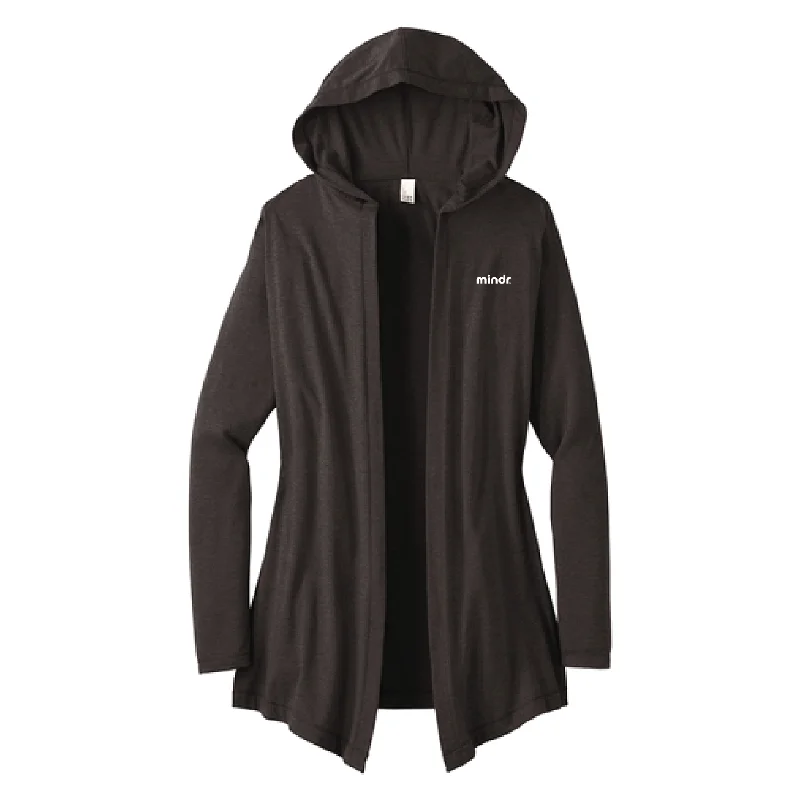 Mindr District Ladies' Perfect Tri Hooded Cardigan