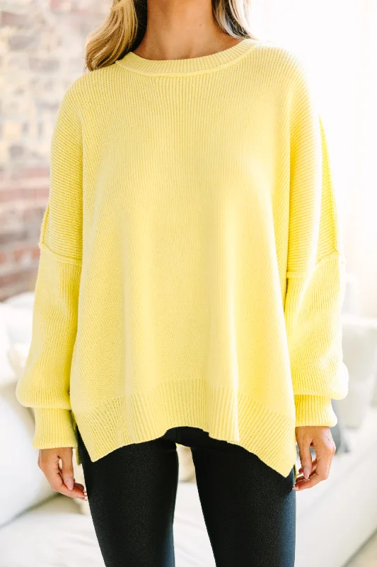 Give You Joy Yellow Dolman Sweater