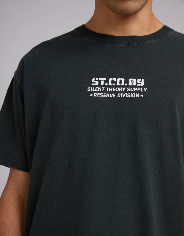 Silent Theory Mens Division Tee Dark Green