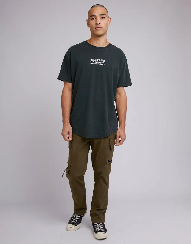 Silent Theory Mens Division Tee Dark Green