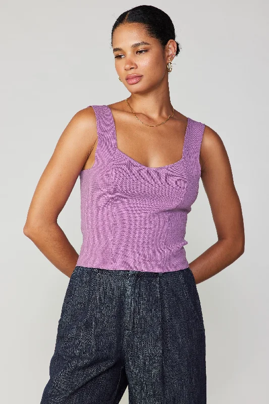 Sweetheart Knit Tank Top