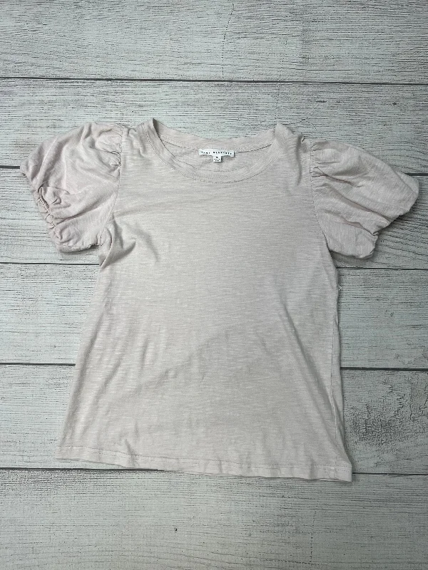 Blush Top Short Sleeve Jane And Delancey, Size Xs