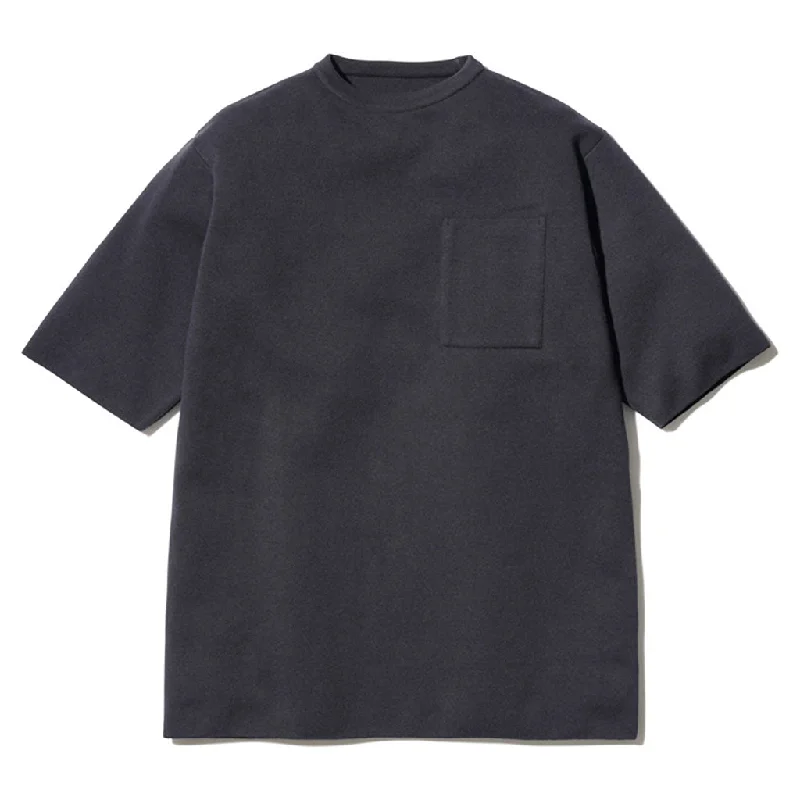 Co/Ny/Pe S/S Crew Neck Pullover