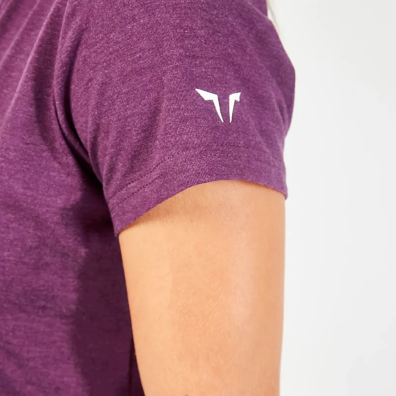 Core Notched Tee - Shadow Purple Marl