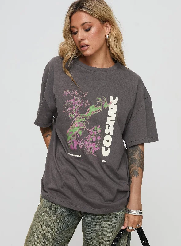 Cornelia Oversized Tee Grey