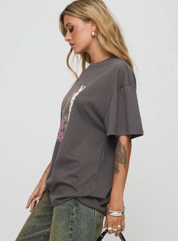 Cornelia Oversized Tee Grey