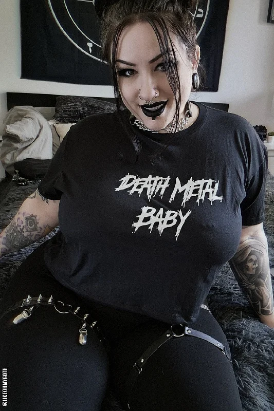 Death Metal Baby Crop Top