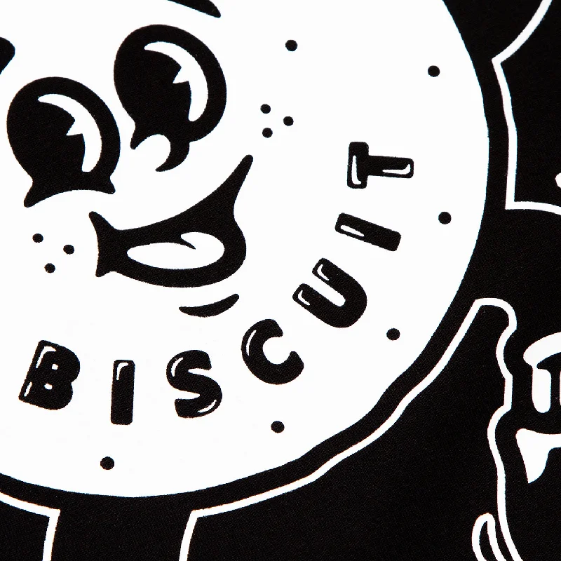 Disco Biscuit - Oversized Tshirt - Black