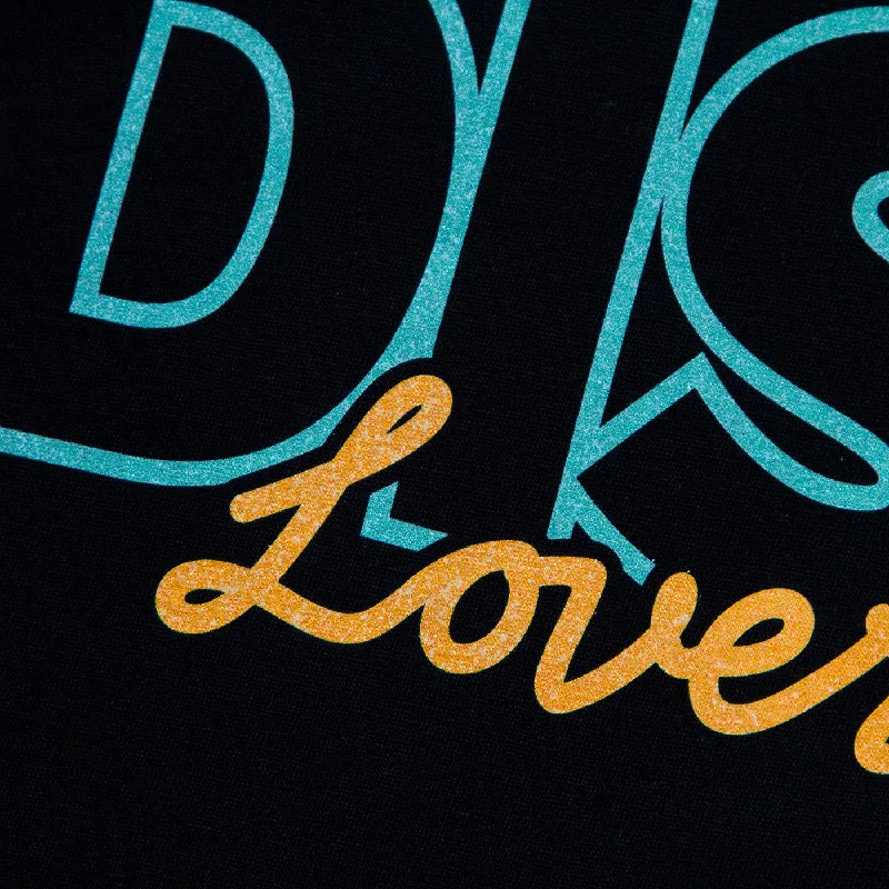 Disco Lovers Back Print - Tshirt - Black