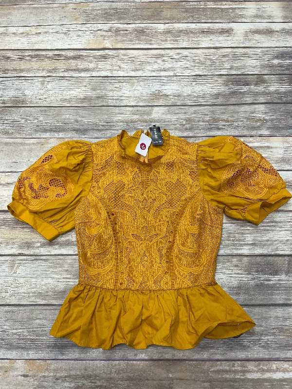 Gold Top Short Sleeve Express, Size Xs